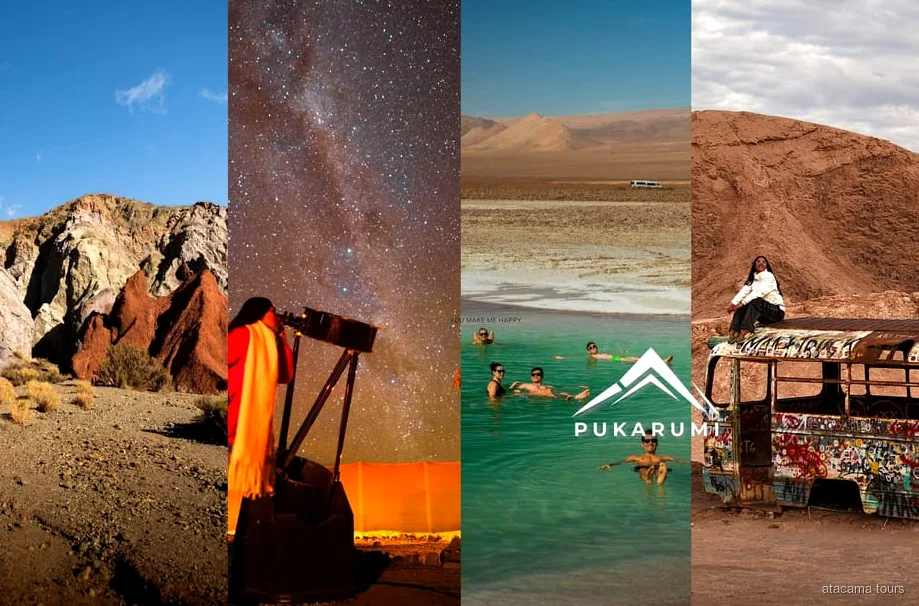 Atacama 3-daagse combotour, excursie op lage hoogte in de woestijn bij San Pedro de Atacama
