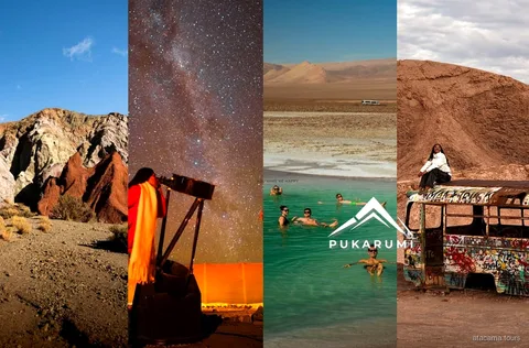 Tour todo incluido de 3 días en San Pedro de Atacama, excursión de baja altitud en el desierto